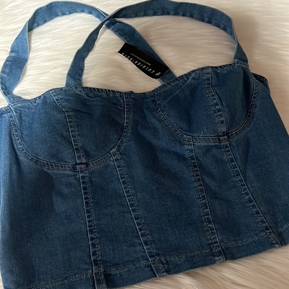 Nova denim top 💫 - Picture 4 of 6